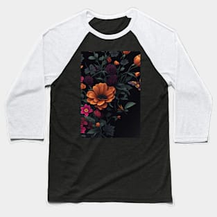 flowers pattern Baseball T-Shirt